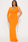 Racheal Reversible Gown - Orange