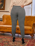 Essnce Plus Fold Pleated Slant Pocket Pants