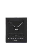 Secret Box Horse Shoe Charm Necklace